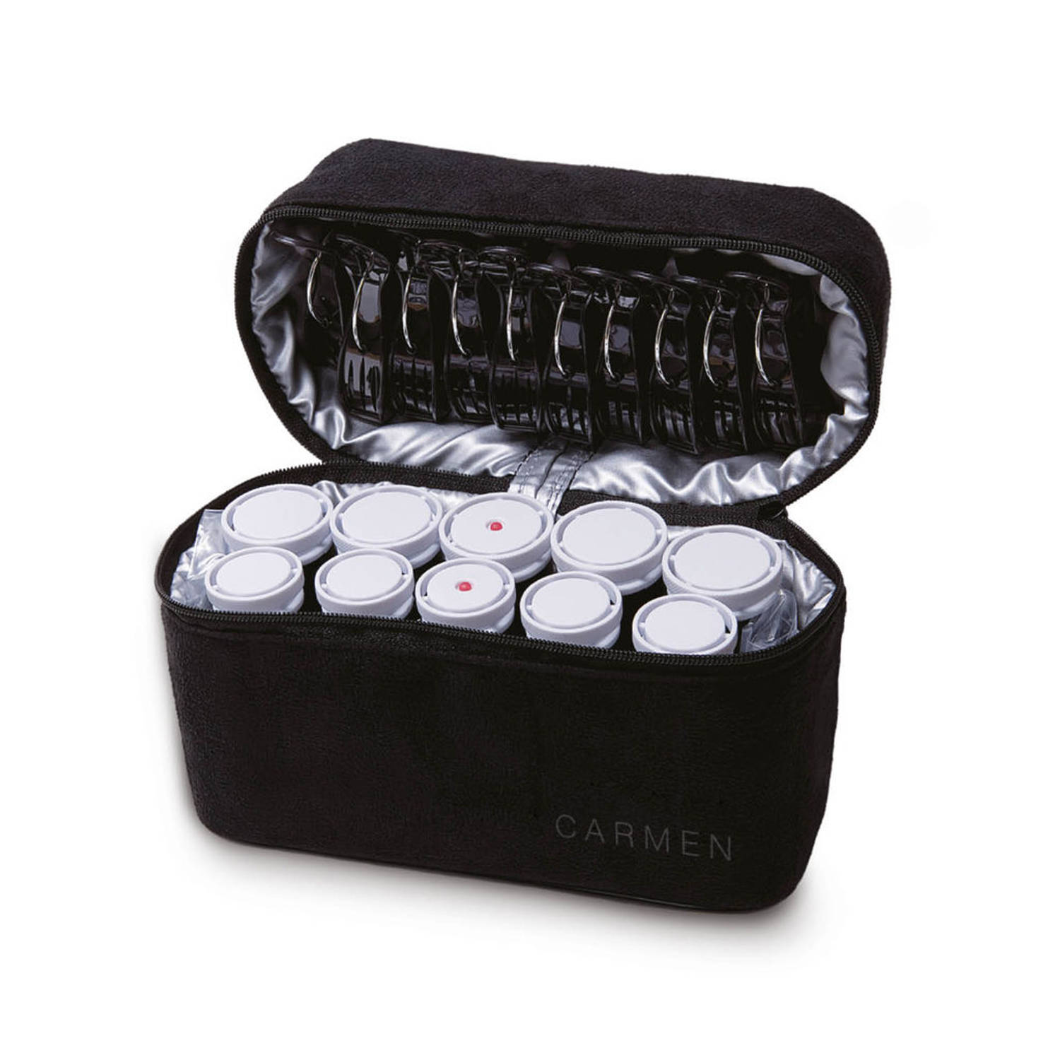 Carmen C2010 - Travel Set krulset - 10 rollers - Dual voltage