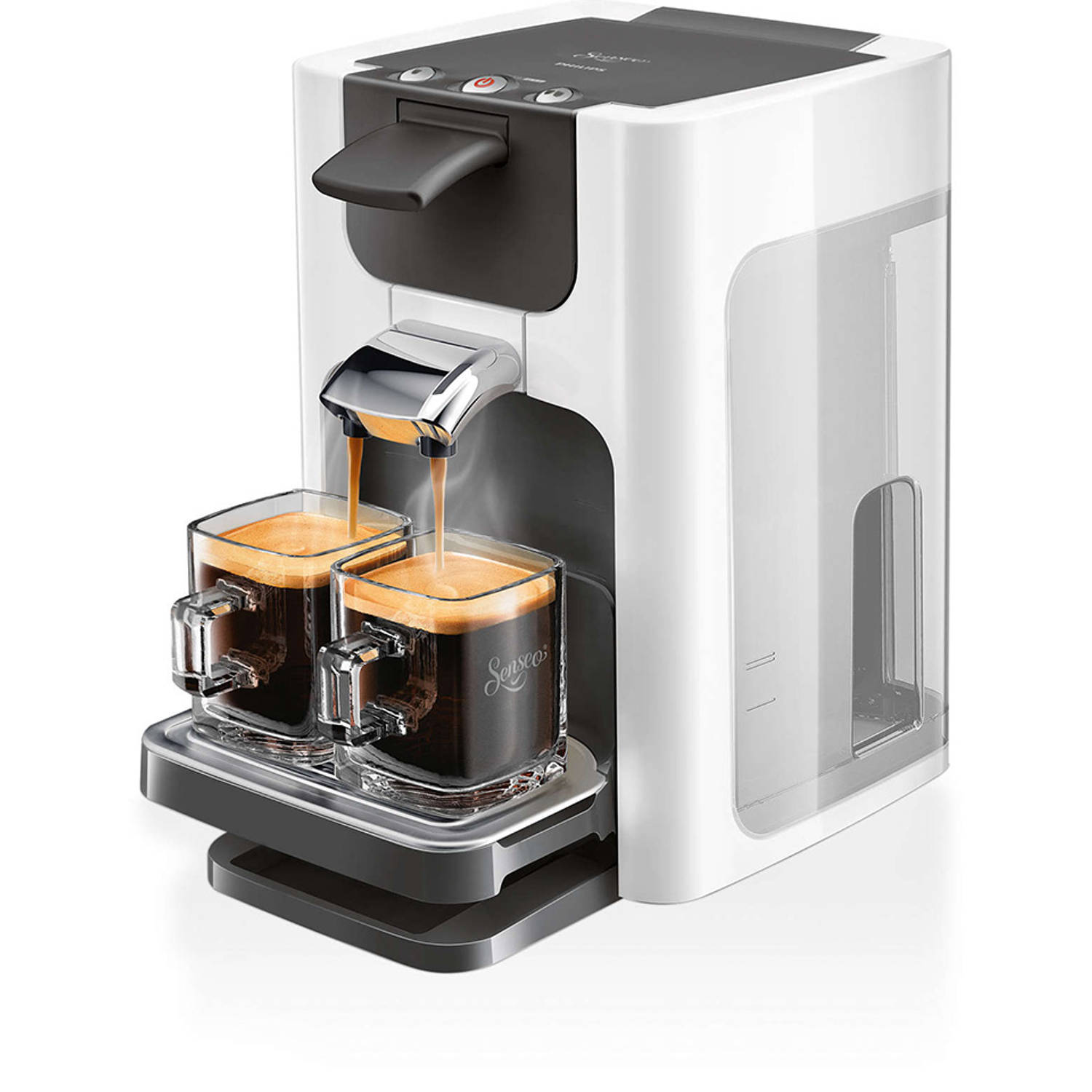 sneeuwman Honger rustig aan Philips SENSEO® Quadrante koffiepadmachine HD7863/10 - wit | Blokker
