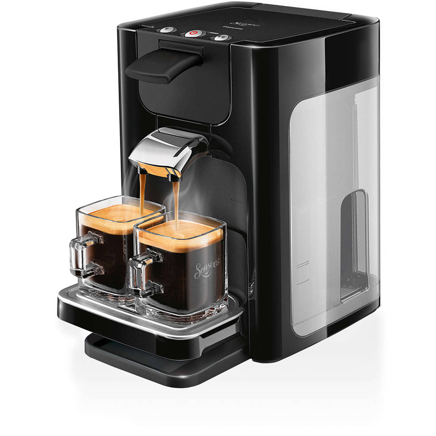 Ontevreden Middag eten Opname Philips SENSEO® Quadrante koffiepadmachine HD7863/60 - zwart | Blokker