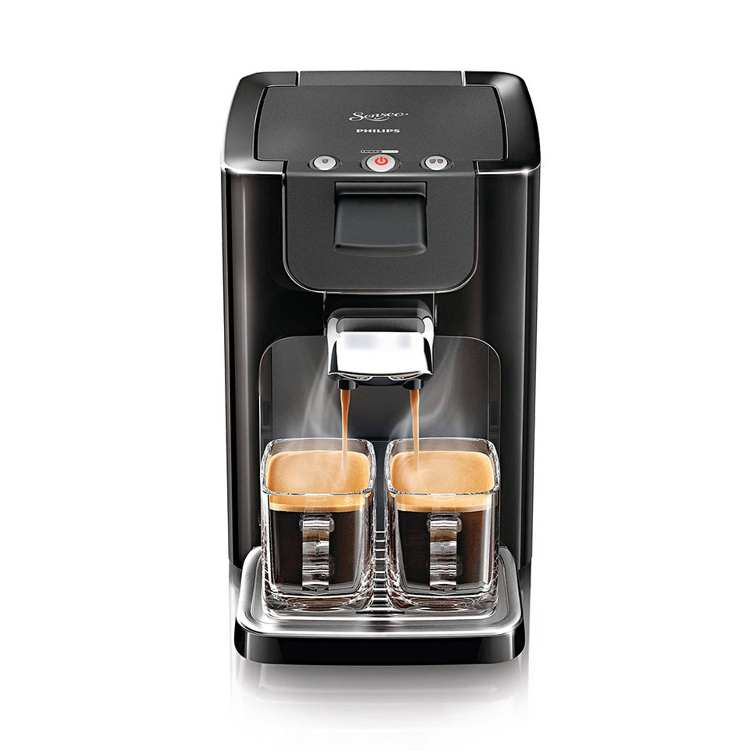 hebzuchtig Monarchie kasteel Philips SENSEO® Quadrante koffiepadmachine HD7863/60 - zwart | Blokker