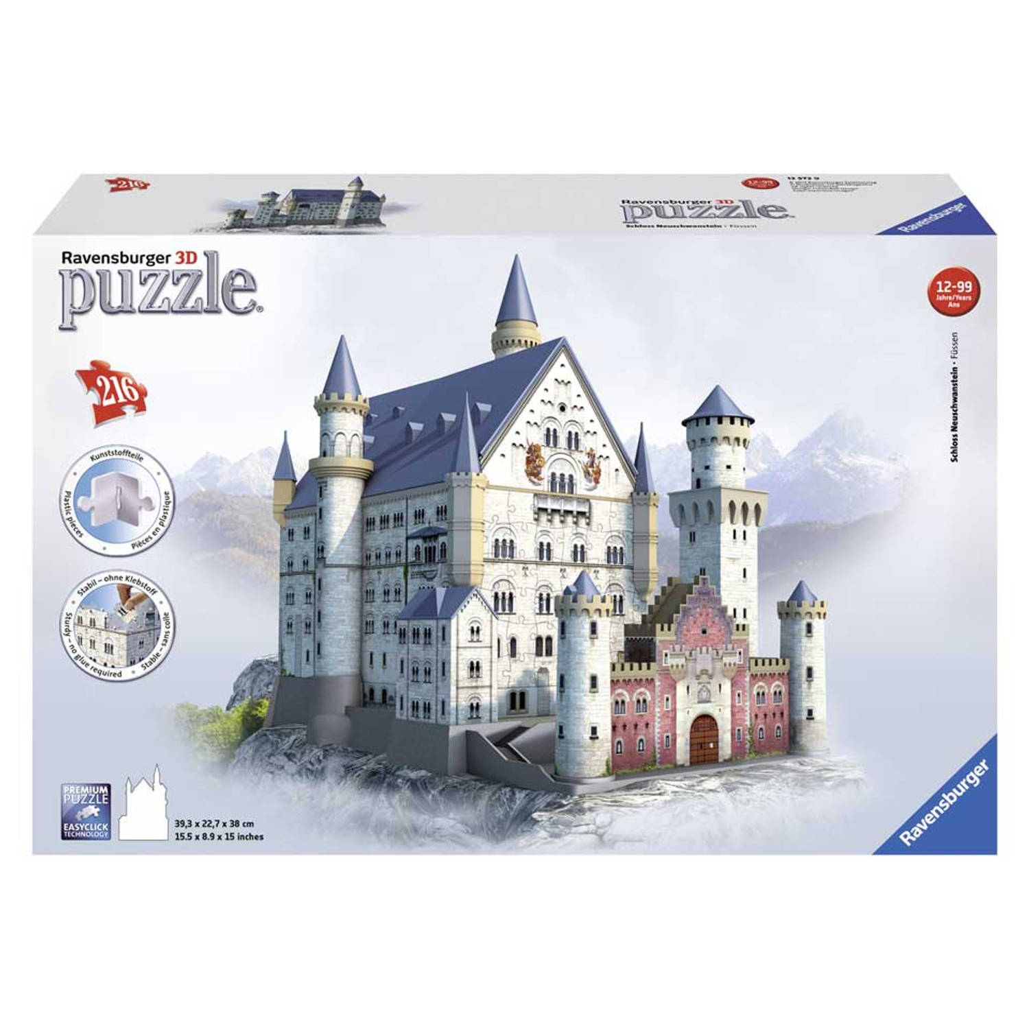 Ravensburger 3D-puzzel Neuschwanstein