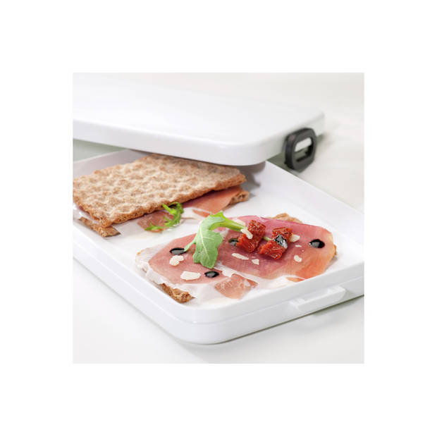 Mepal Lunchbox To Go flat - zilver