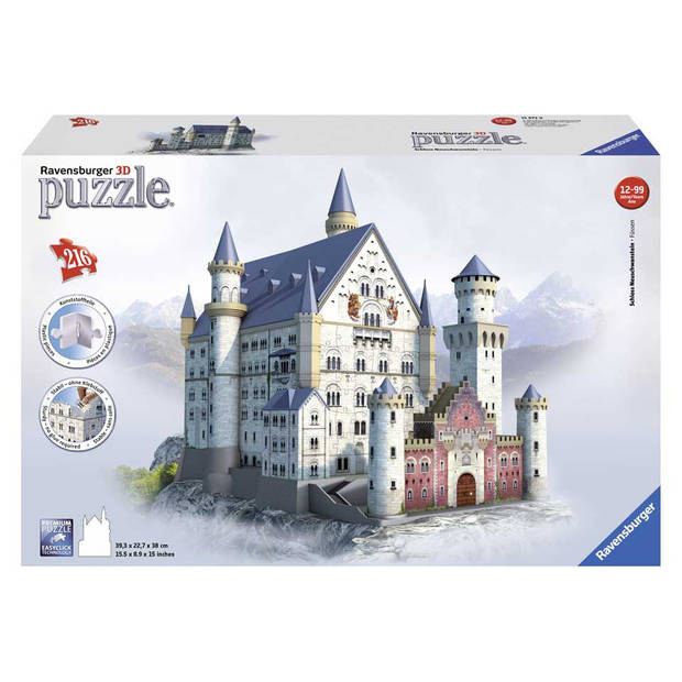 Ravensburger 3D puzzel Neuschwanstein - 216 stukjes