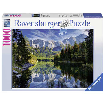 Ravensburger puzzel Ebisee met Wettersteingebergte en Zugspitze - 1000 stukjes