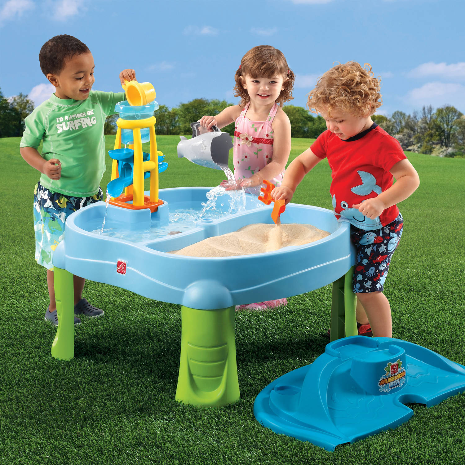 bladerdeeg brand verraden Step2 Zand & Watertafel Splash & Scoop Bay met 5 accessoires Waterspeelgoed  voor kinderen | Blokker