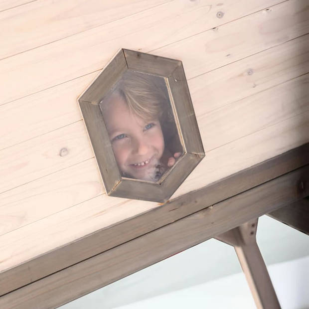 Sunny houten speelhuis Cabin junior 94 x 102 x 159 cm blank