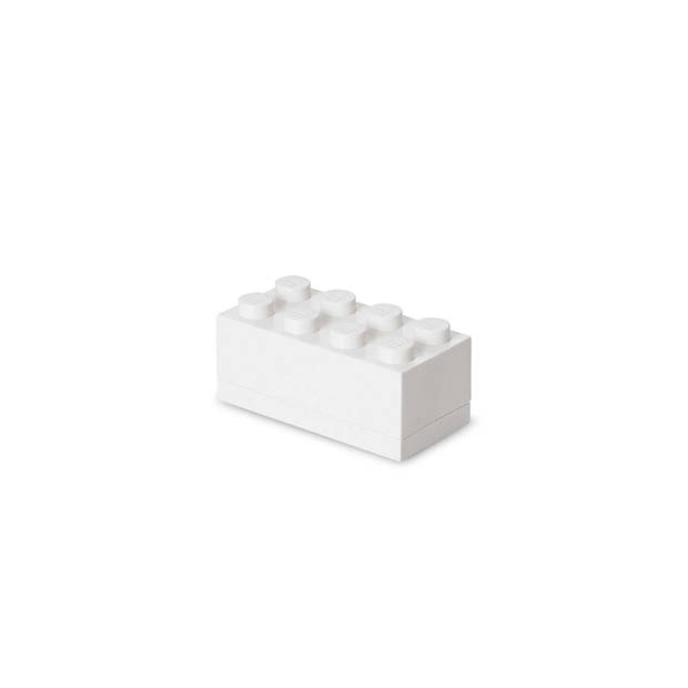 Lego - Opbergbox Mini Brick 8 - Polypropyleen - Wit