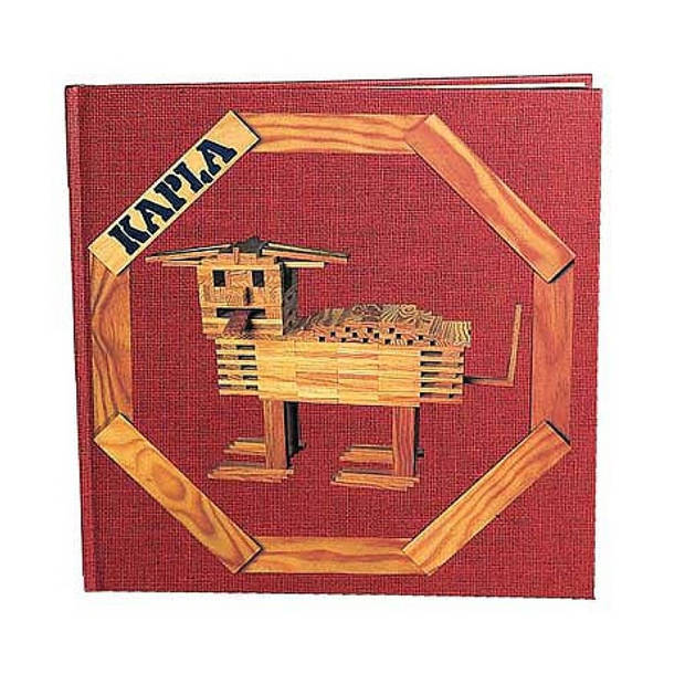 Kapla houten bouwplankjes boek rood vol. 1