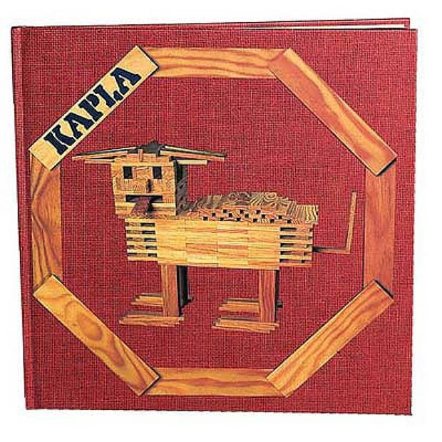 Kapla houten bouwplankjes boek rood vol. 1