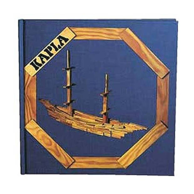 Kapla houten bouwplankjes boek blauw vol. 2