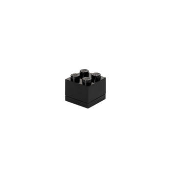Lego - Opbergbox Mini Brick 4 - Polypropyleen - Zwart