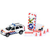 Kids Globe Traffic politiewagen met verrijdbare pijl