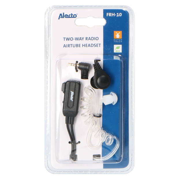 Airtube headset walkie talkie Alecto Transparant