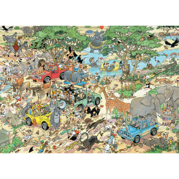 Jan van Haasteren puzzel safari & storm - 2 x 1000 stukjes