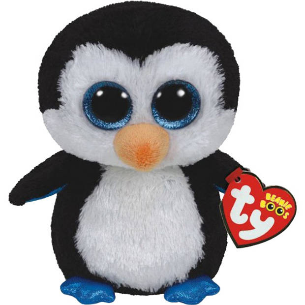 Ty Beanie Boo's knuffel Waddles de pinguïn