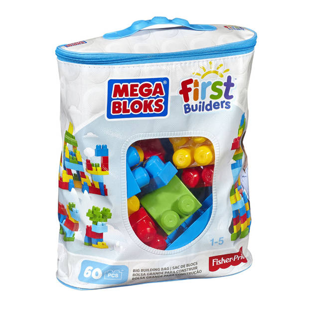 Mega Bloks First Builders blokkenzak - 60 stuks