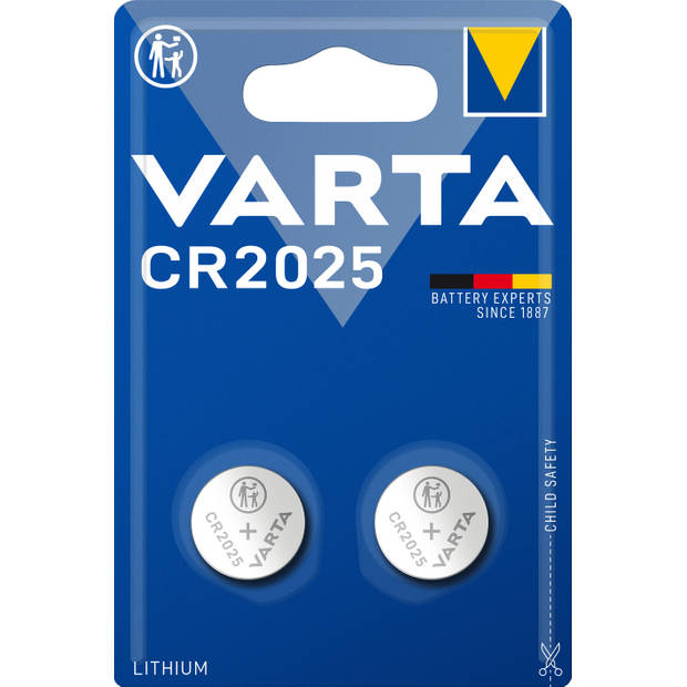 VARTA Professional CR2025 batterij - 2 stuks