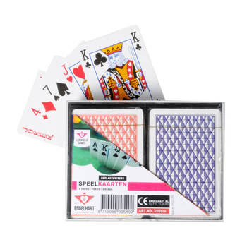 Longfield speelkaarten kadoset - set van 2