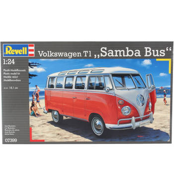 Volkswagen T1 Samba Bus Revell - schaal 1 -24 - Bouwpakket Revell Voertuigen