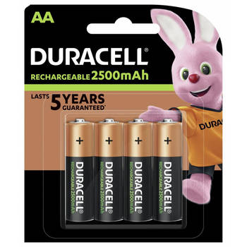 Duracell AA oplaadbare batterijen - 4 stuks