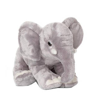 WWF pluchen knuffel olifant 25 cm grijs