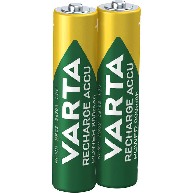 Varta oplaadbare batterijen - AAA 800 mAh