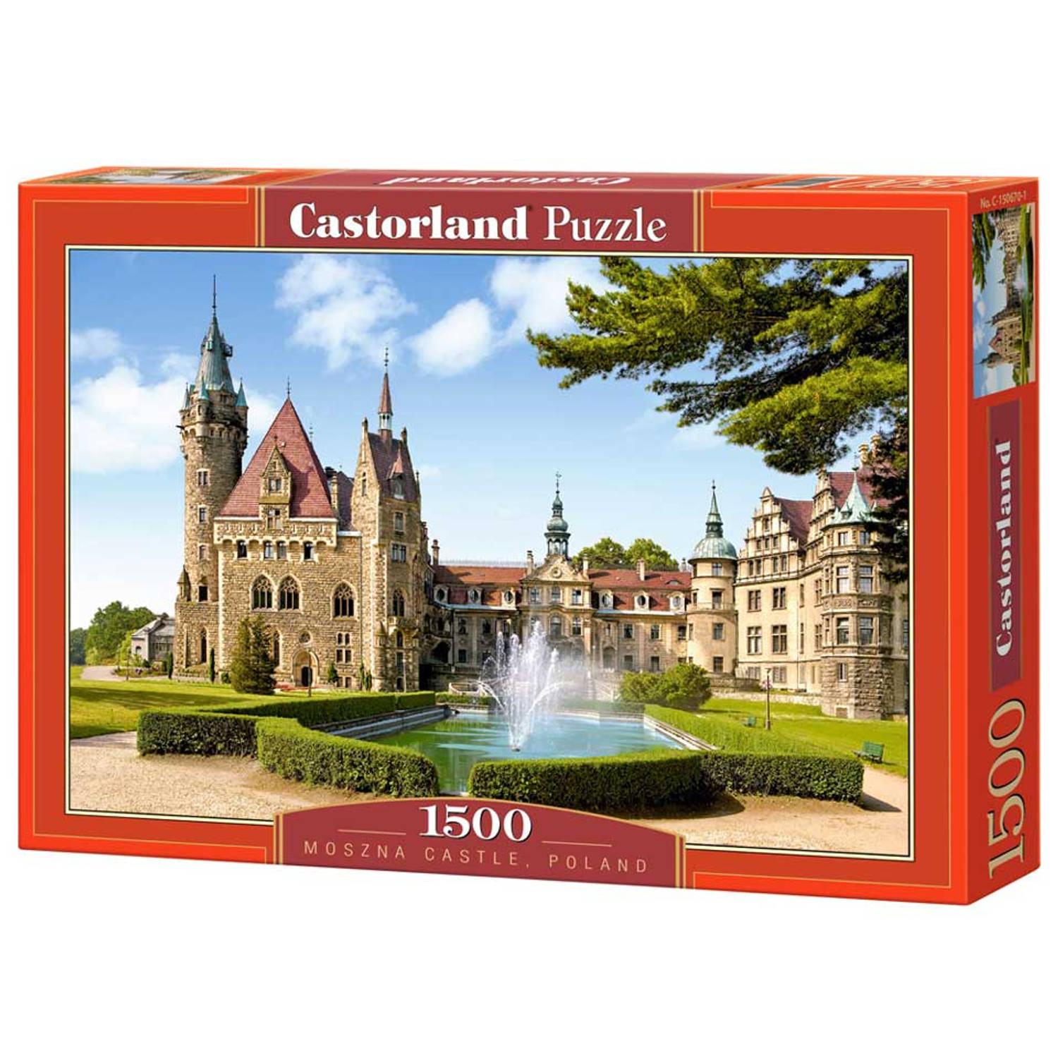 Moszna Castle Poland puzzel 1500 stukjes