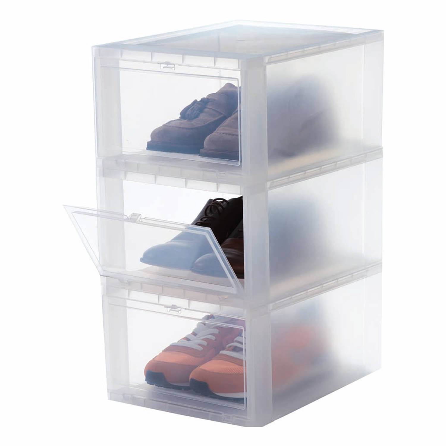 bureau kin Christus Iris Small Drop Front schoenenbox (voor mannen) - 3 stuks | Blokker