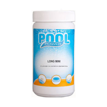 Pool Power - Zwembadreinigingsmiddel - Long mini chloortabletten 20 gram