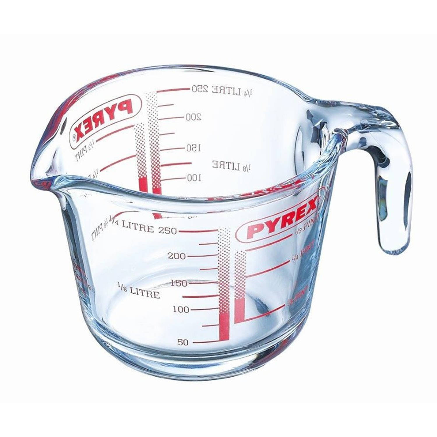 verlangen Noord Amerika Definitie Pyrex Maatbeker - Glas - 0,25 liter | Blokker