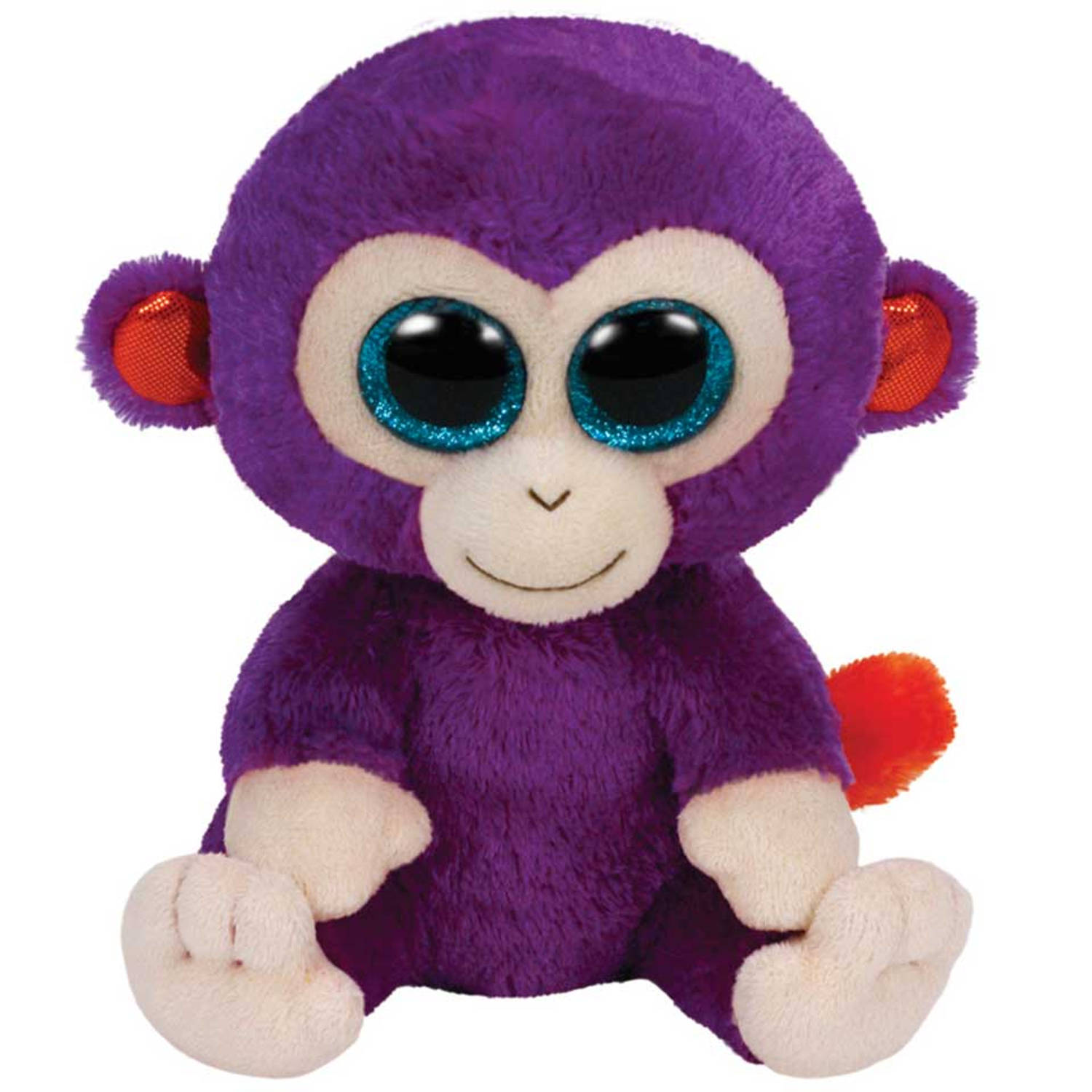 Ty Beanie Boo&apos;s knuffel aap Grapes - 15 cm