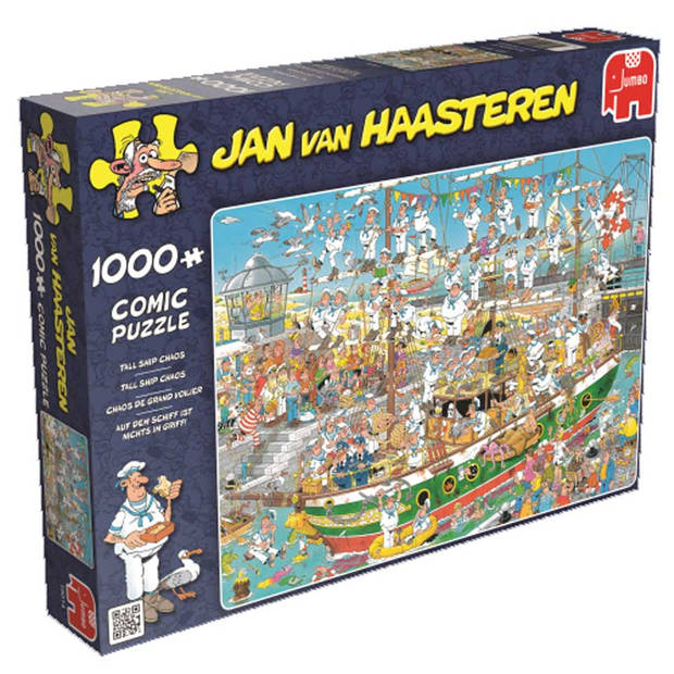 Jan van Haasteren puzzel lang schip chaos - 1000 stukjes