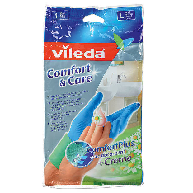 Vileda Comfort & Care handschoenen - L