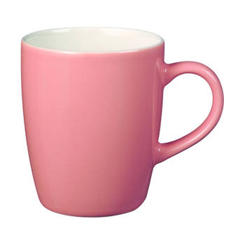 Douwe Egberts koffiemok - 35 cl - roze