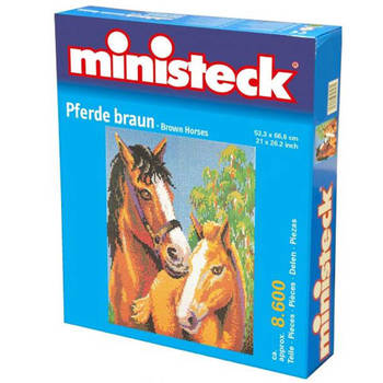 Ministeck bruin paard