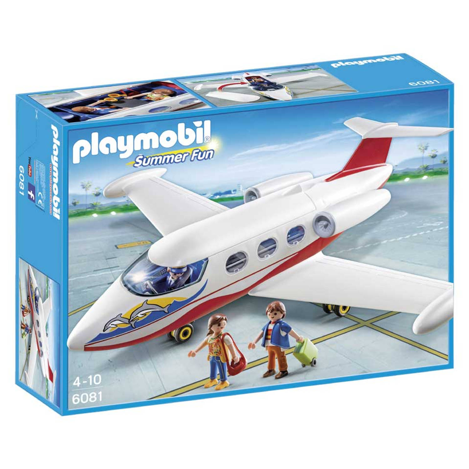 PLAYMOBIL Summer Fun vakantievliegtuig 6081