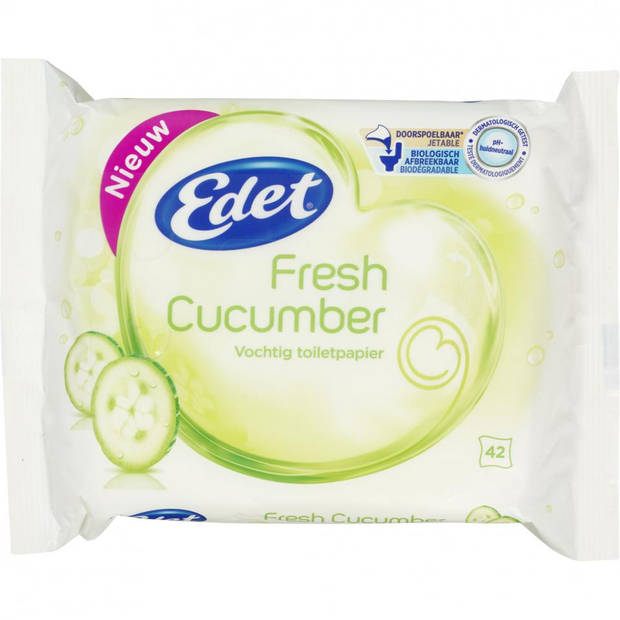 Edet Fresh Cucumber vochtig toiletpapier