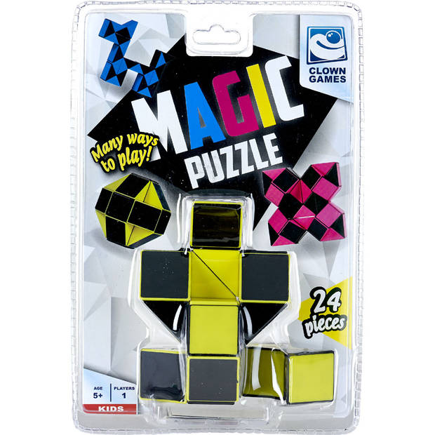 Clown Magic 3D puzzel gekleurd - 24 delig