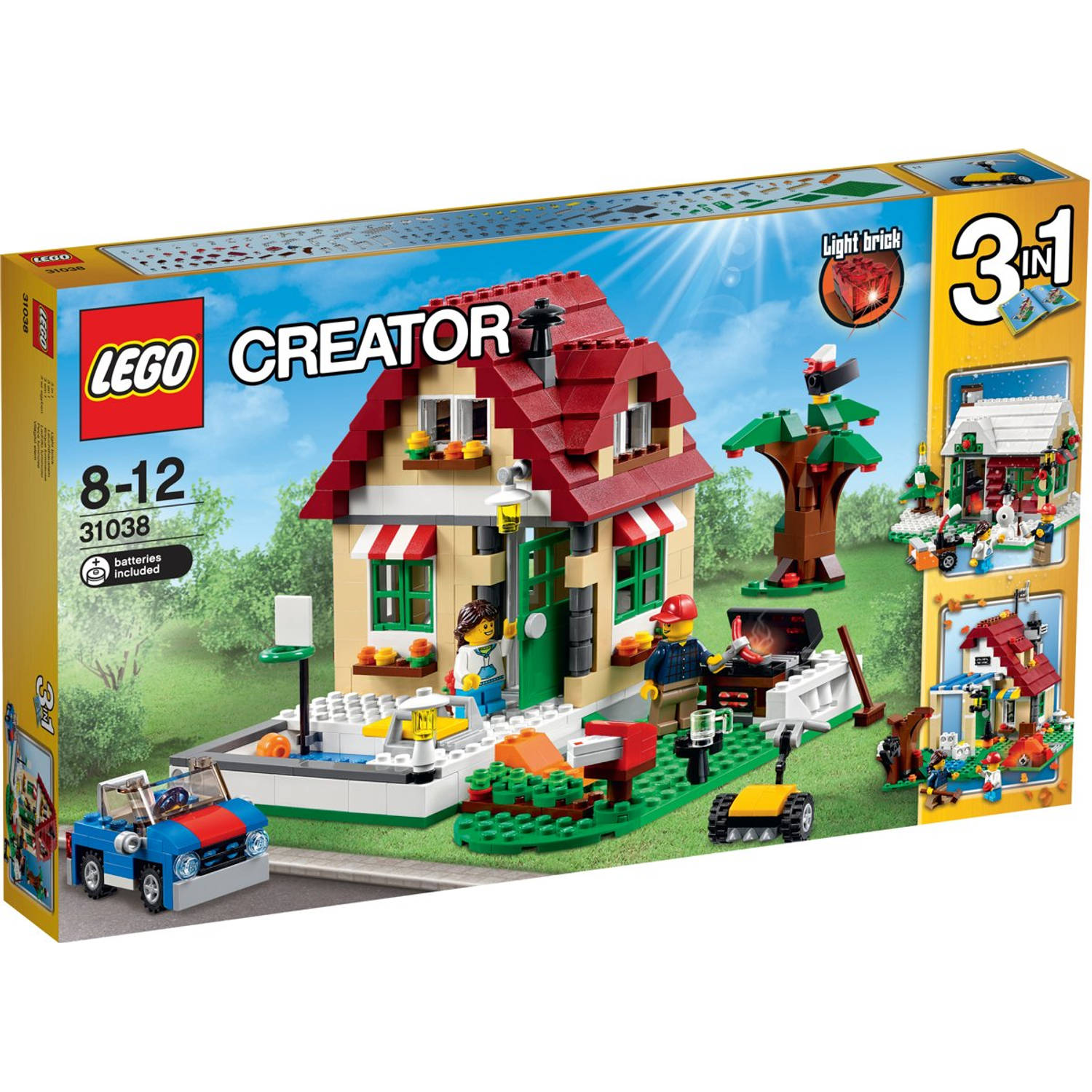 Ruimteschip barst dubbellaag LEGO Creator huis verandering van de seizoenen 31038 | Blokker