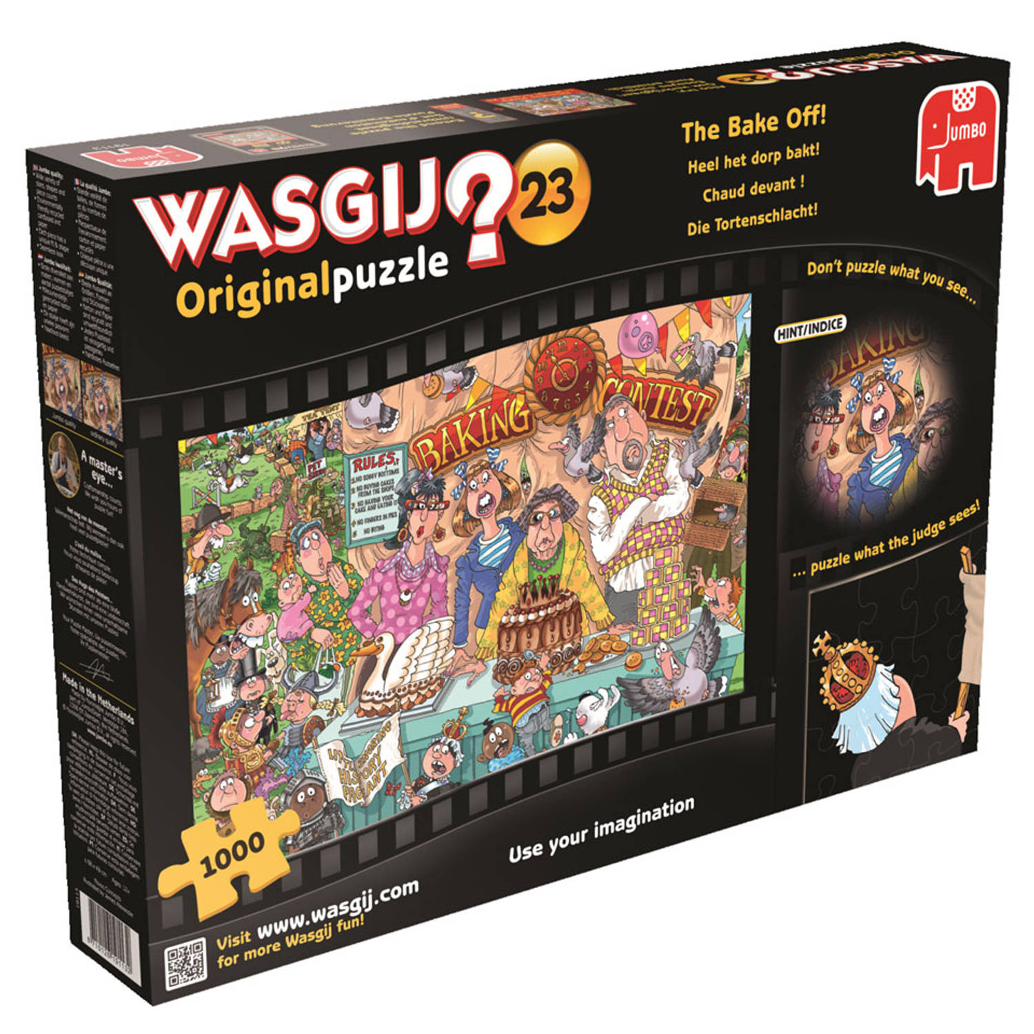 Wantrouwen vieren tijdelijk Wasgij Original puzzel 23 heel het dorp bakt - 1000 stukjes | Blokker