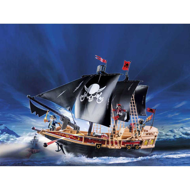 PLAYMOBIL Pirates piraten aanvalsschip 6678