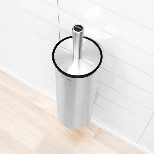 Brabantia Profile Toiletborstel en Houder - Matt Steel