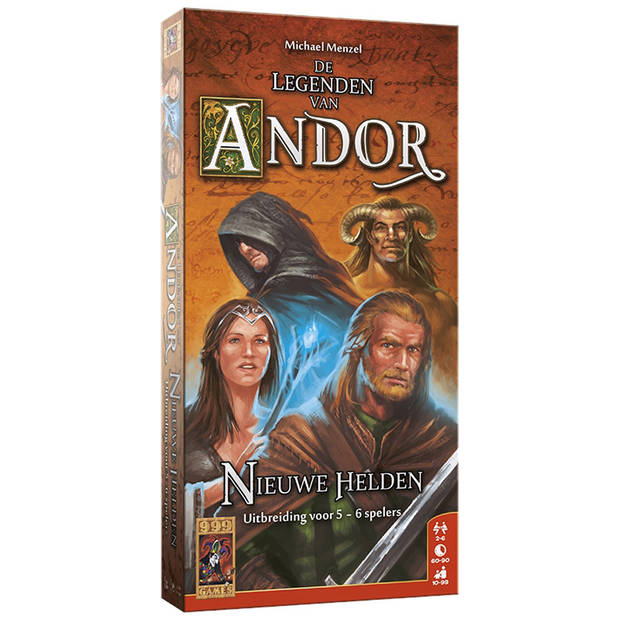999 Games De Legenden van Andor: Nieuwe Helden 5/6 - Bordspel - 10+