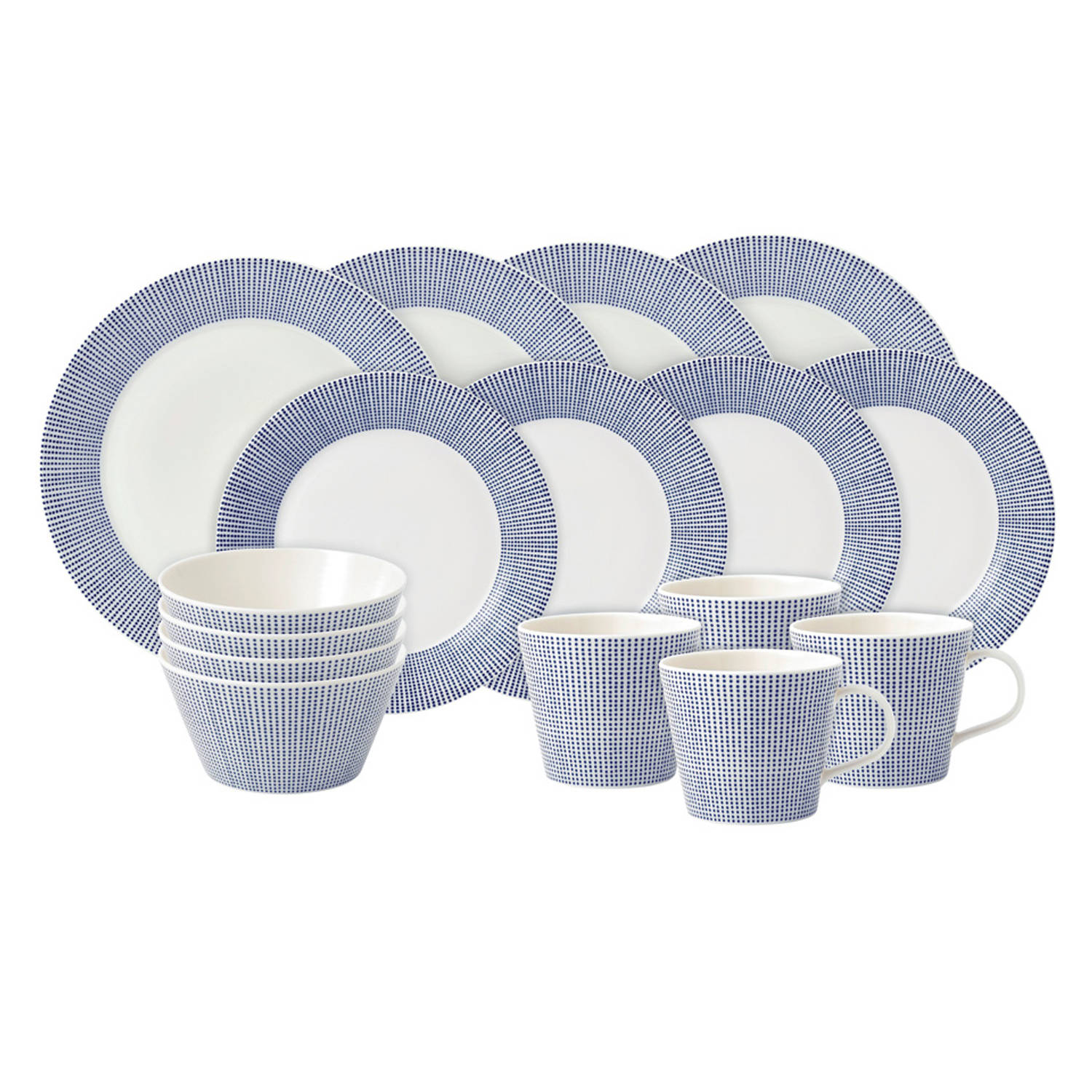 Royal Doulton Pacific serviesset - 16-delig - 4 persoons