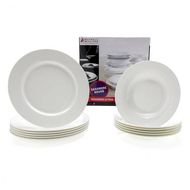 Maxwell and Williams Cashmere diner serviesset - 12-delig - 6 persoons