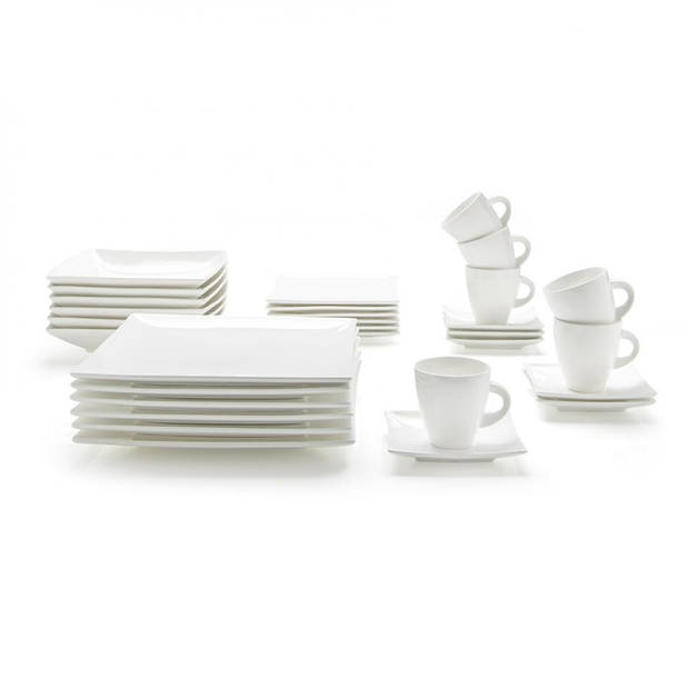 Maxwell and Williams East Meets West koffie & dinerset serviesset - 30-delig - 6 persoons