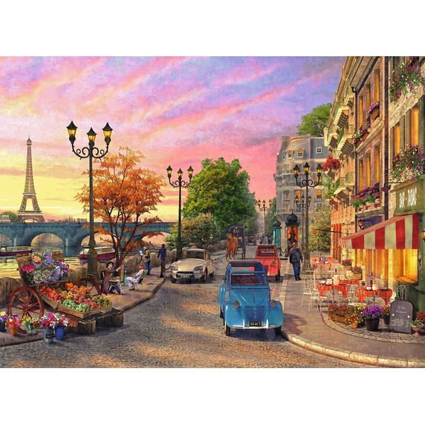 Ravensburger puzzel avondsfeer in Parijs - 500 stukjes