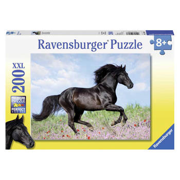 Ravensburger puzzel XXL zwarte hengst - 200 stukjes