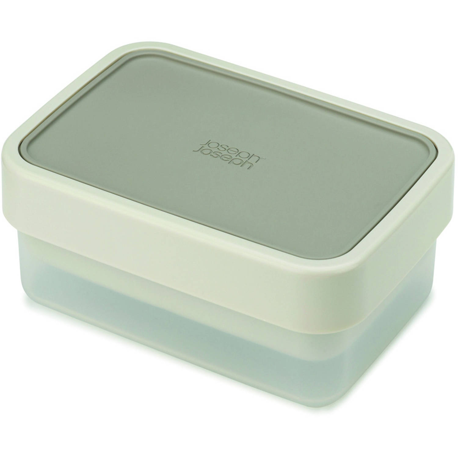 aardolie liefdadigheid bouw Joseph Joseph GoEat Compact 2-in-1 lunchbox - grijs | Blokker