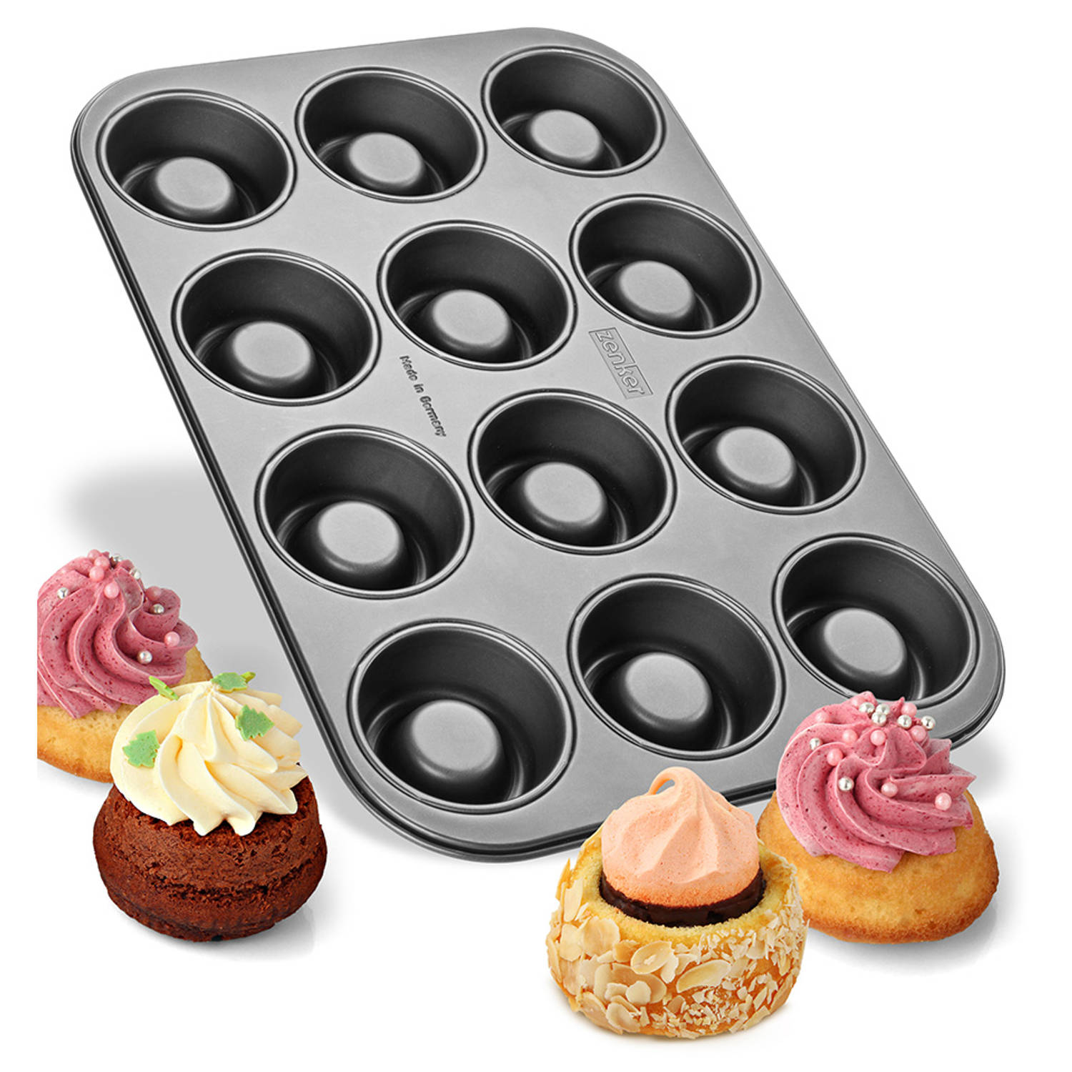 Zenker cupcake bakvorm 12x - Ø 7